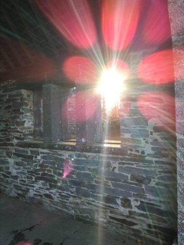 Le porche de la chapelle Saint Clément