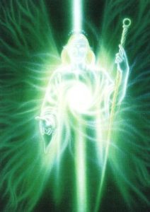 Archange Raphaël - La flamme verte