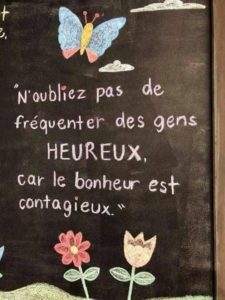 Le bonheur est contagieux !