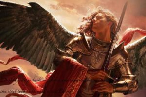 Archange Michaël, dont l'épée aide à discerner la Lumière des ténèbres