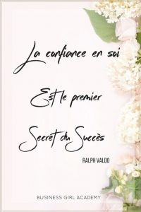 Avoir confiance en soi