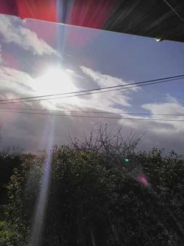 Orbe bleu et multicolore, vert et violet, novembre 2019 Orbe bleu et multicolore, vert et violet, novembre 2019