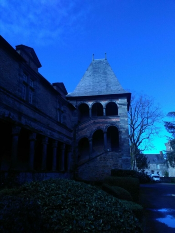 Ambiance bleutée au château de Châteaubriant ! Ambiance bleutée au château de Châteaubriant !