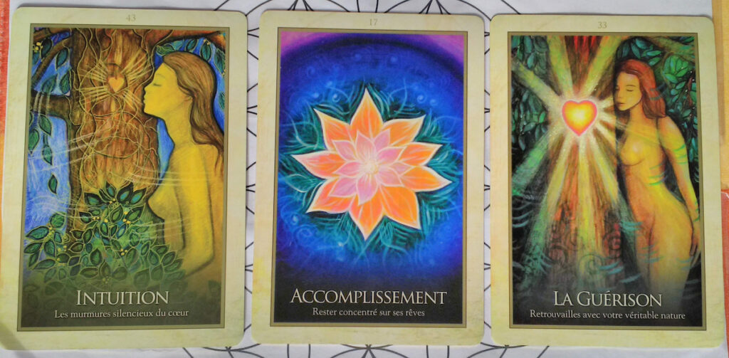 Tirage de 3 cartes de l'Oracle de Gaïa (Toni Carmine Salerno)