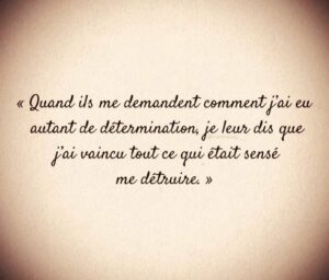 Trouver sa force intérieure et rebondir