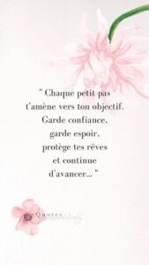 Garder confiance, garder espoir