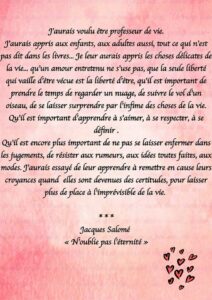 "N'oublie pas la Liberté" - poème de Jacques Salomé