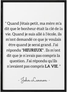 Le plus beau métier ? Être heureux !