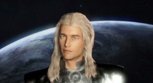Représentation d'Ashtar Sheran, commandant des Pléiades