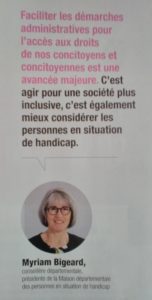 Mot de la Présidente de la MDPH de la Loire-Atlantique (44) - Juin 2019