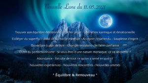 Tendances énergétiques de la Nouvelle Lune du mois de Mai 2021
