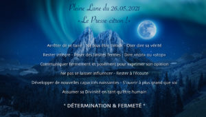 Pleine Lune du 26 Mai 2021 : tendances énergétiques