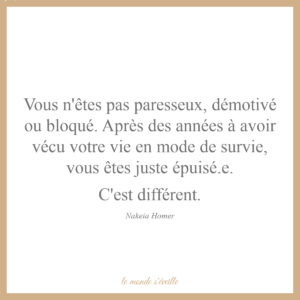 Vous n'êtes pas paresseux...