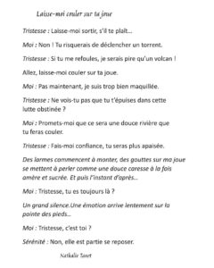 Accueillir la tristesse, et la transcender