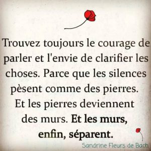 Parler, pour clarifier une situation