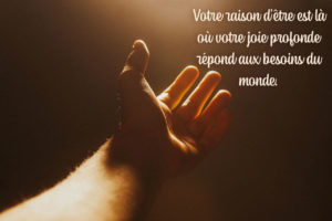 La joie vient du partage - Citation