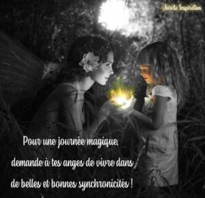 Que chaque jour vous apporte de belles et bonnes synchronicités, guidée par vos anges !