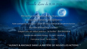 Nouvelle Lune du 11.01.2024 : oser franchir un cap dans la réalisation de soi !