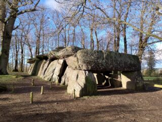 Vue d'ensemble du mégalithe de la Roche aux Fées - Imbolc 2026 Vue d'ensemble du mégalithe de la Roche aux Fées - Imbolc 2026