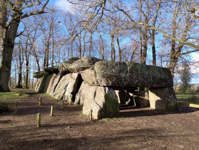 Vue d'ensemble du mégalithe de la Roche aux Fées - Imbolc 2026